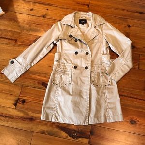 Khaki Trench Coat / Jacket - Never Worn